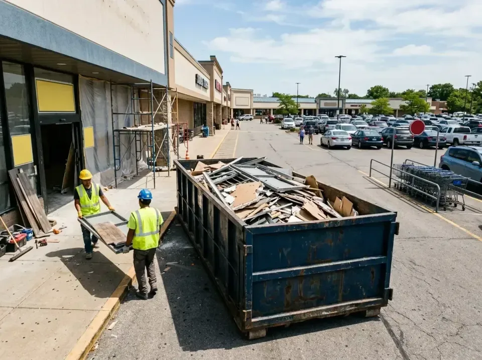 retail-store-renovation-debris-003 — frequently asked questions, Roll-off Dumpster Rentals in Illinois
